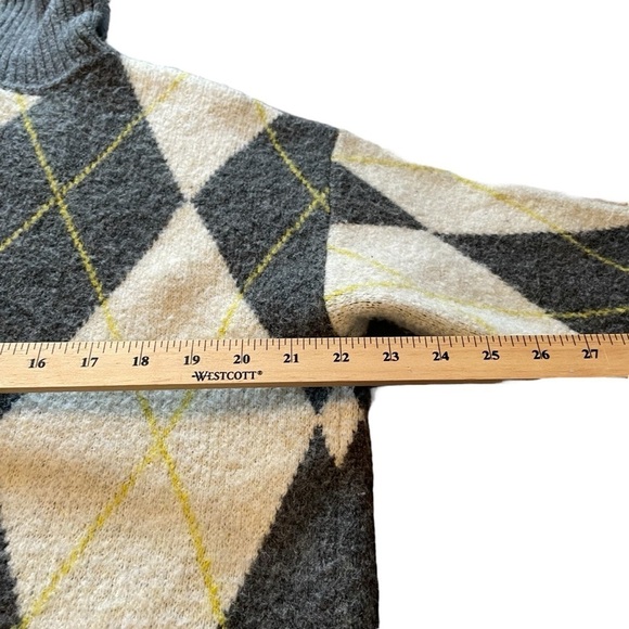 Pringle of Scotland/ H&M Argyle Knit Turtleneck
Sweater Dress XS-Wool Blend - Picture 9 of 13